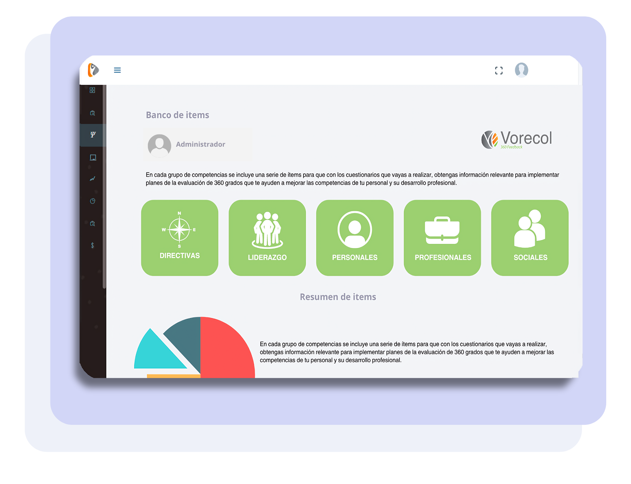 Banco de competencias del feedback 360 Vorecol